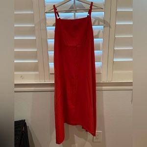 Red Midi Dress